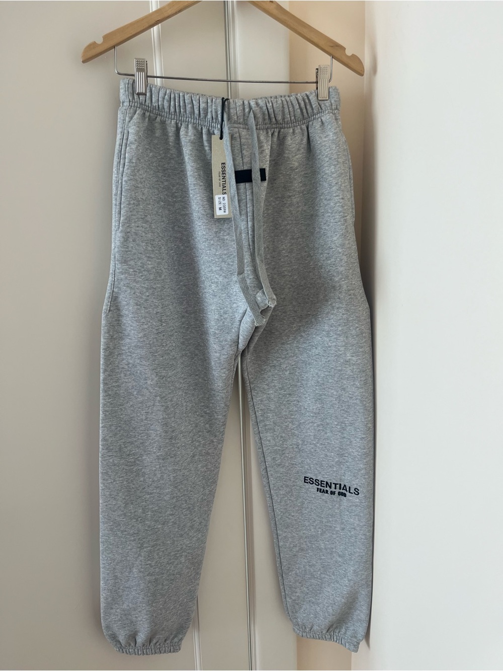 BNWT Fear of God Essentials Gray Sweatpants Size M